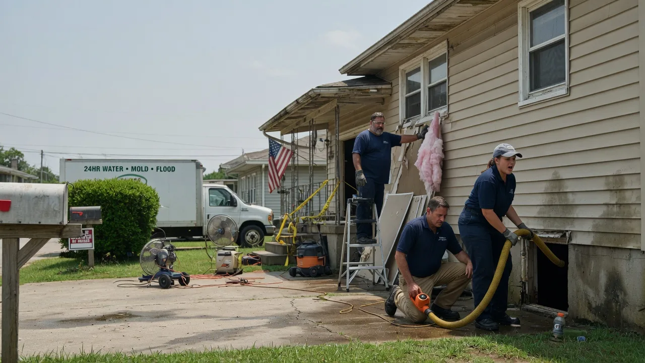 Water Damage Repair in Walshville, IL near me